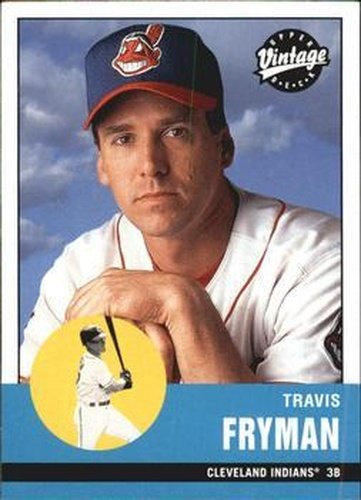 #50 Travis Fryman - Cleveland Indians - 2001 Upper Deck Vintage Baseball