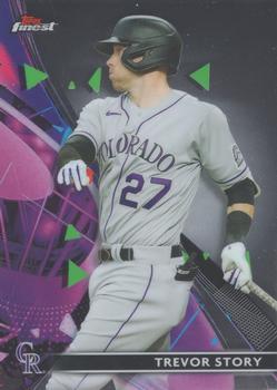 #50 Trevor Story - Colorado Rockies - 2021 Finest Baseball