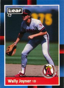 #50 Wally Joyner - California Angels - 1988 Leaf Baseball