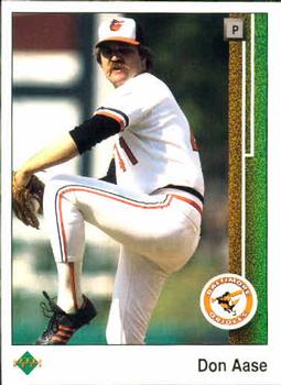 #450 Don Aase - Baltimore Orioles - 1989 Upper Deck Baseball