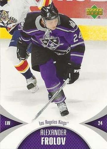 #50 Alexander Frolov - Los Angeles Kings - 2006-07 Upper Deck Mini Jersey Hockey