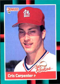 #50 Cris Carpenter - St. Louis Cardinals - 1988 Donruss The Rookies Baseball