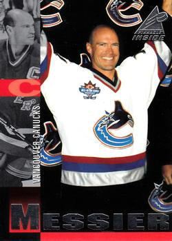 #50 Mark Messier - Vancouver Canucks - 1997-98 Pinnacle Inside Hockey