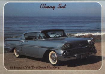 #50 58 Impala V-8 Two-Door Hardtop - 1992 Collect-A-Card Chevy