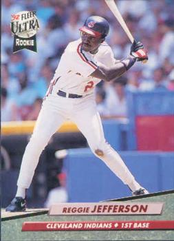 #50 Reggie Jefferson - Cleveland Indians - 1992 Ultra Baseball