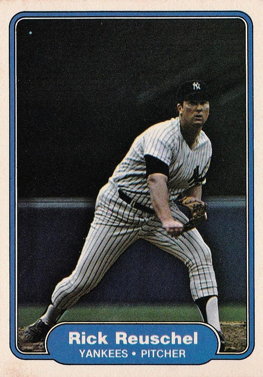 #50 Rick Reuschel - New York Yankees - 1982 Fleer Baseball