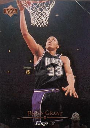 #50 Brian Grant - Sacramento Kings - 1995-96 Upper Deck Basketball