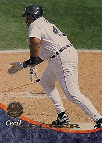 #50 Cecil Fielder - Detroit Tigers - 1994 Leaf Baseball