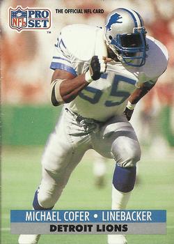 #150 Michael Cofer - Detroit Lions - 1991 Pro Set Football