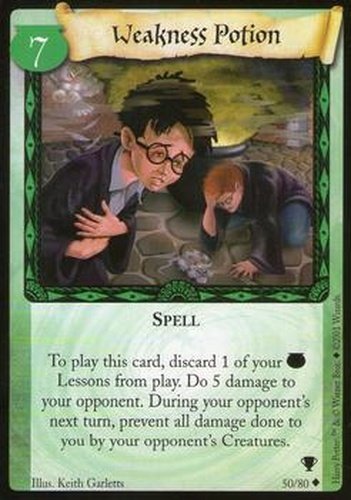 #50 Weakness Potion - 2001 Harry Potter Quidditch cup