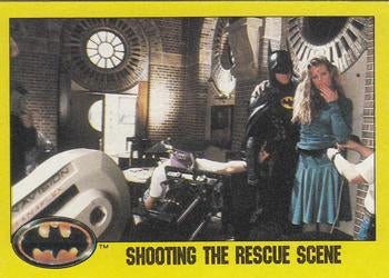 #250 Shooting the Rescue Scene - 1989 Topps Batman