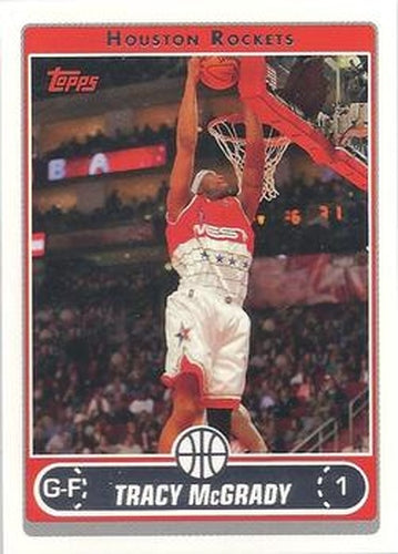#50 Tracy McGrady - Houston Rockets - 2006-07 Topps Basketball
