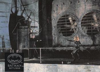 #50 Selina Kyle Michelle Pfeiffer relaxes in he - 1992 Stadium Club Batman Returns
