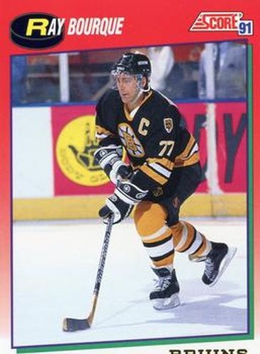 #50 Ray Bourque - Boston Bruins - 1991-92 Score Canadian Hockey