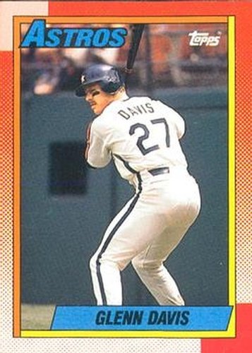 #50 Glenn Davis - Houston Astros - 1990 O-Pee-Chee Baseball