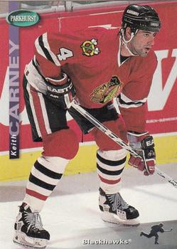 #50 Keith Carney - Chicago Blackhawks - 1994-95 Parkhurst Hockey