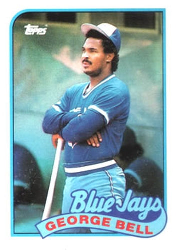 #50 George Bell - Toronto Blue Jays - 1989 Topps Baseball