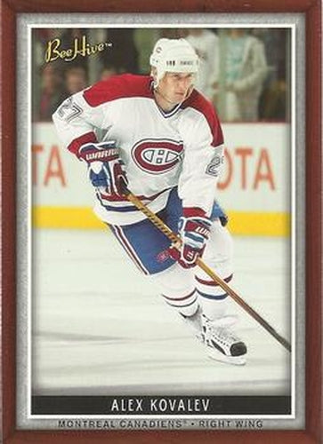 #50 Alex Kovalev - Montreal Canadiens - 2006-07 Upper Deck Beehive Hockey
