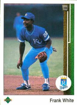 #350 Frank White - Kansas City Royals - 1989 Upper Deck Baseball