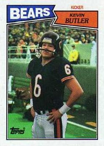 #50 Kevin Butler - Chicago Bears - 1987 Topps Football