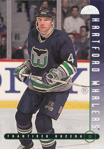 #50 Frantisek Kucera - Hartford Whalers - 1995-96 Leaf Hockey