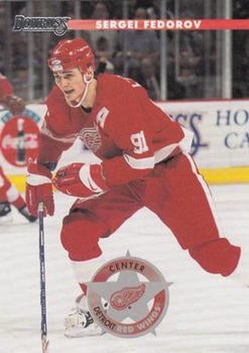 #50 Sergei Fedorov - Detroit Red Wings - 1996-97 Donruss Hockey