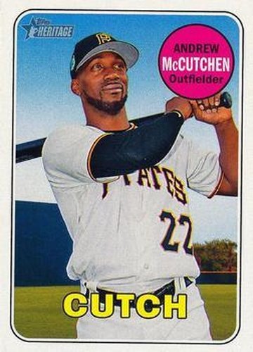 #50b Andrew McCutchen - Pittsburgh Pirates - 2018 Topps Heritage Baseball