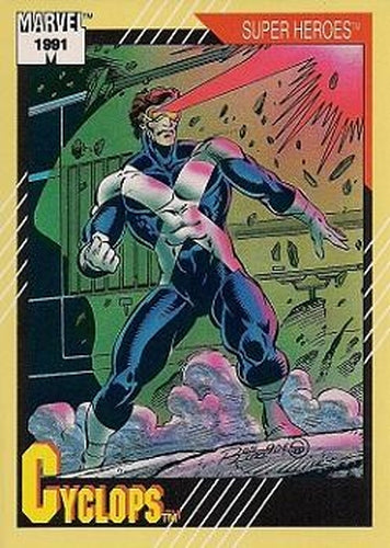 #51 Cyclops - 1991 Impel Marvel Universe Series II