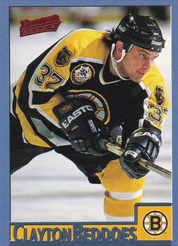 #102 Clayton Beddoes - Boston Bruins - 1995-96 Bowman Hockey