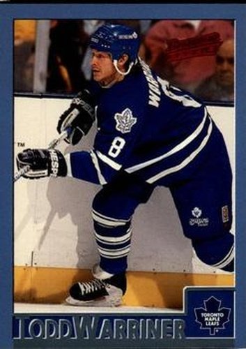 #106 Todd Warriner - Toronto Maple Leafs - 1995-96 Bowman Hockey