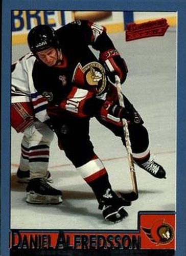 #110 Daniel Alfredsson - Ottawa Senators - 1995-96 Bowman Hockey
