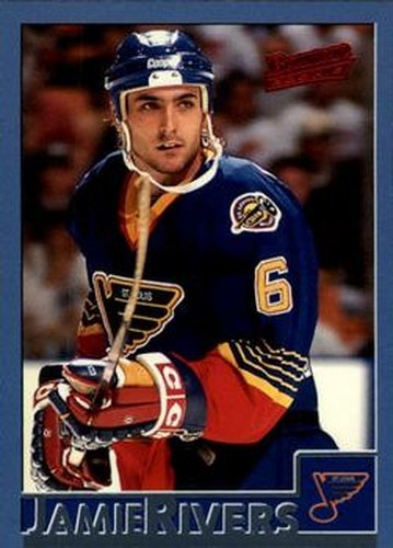 #132 Jamie Rivers - St. Louis Blues - 1995-96 Bowman Hockey