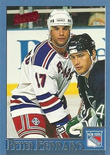 #134 Peter Ferraro - New York Rangers - 1995-96 Bowman Hockey