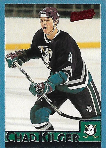 #137 Chad Kilger - Anaheim Mighty Ducks - 1995-96 Bowman Hockey