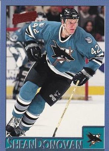 #140 Shean Donovan - San Jose Sharks - 1995-96 Bowman Hockey