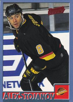 #141 Alek Stojanov - Vancouver Canucks - 1995-96 Bowman Hockey