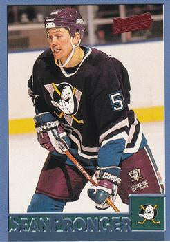 #153 Sean Pronger - Anaheim Mighty Ducks - 1995-96 Bowman Hockey