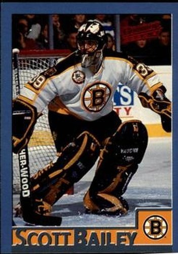 #158 Scott Bailey - Boston Bruins - 1995-96 Bowman Hockey