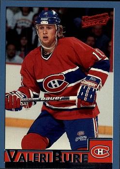 #160 Valeri Bure - Montreal Canadiens - 1995-96 Bowman Hockey