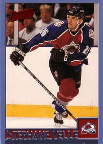 #124 Stephane Yelle - Colorado Avalanche - 1995-96 Bowman Hockey