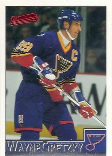#1 Wayne Gretzky - St. Louis Blues - 1995-96 Bowman Hockey