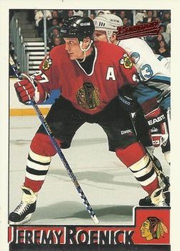 #20 Jeremy Roenick - Chicago Blackhawks - 1995-96 Bowman Hockey