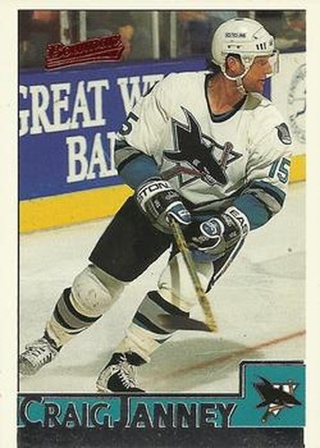 #3 Craig Janney - San Jose Sharks - 1995-96 Bowman Hockey
