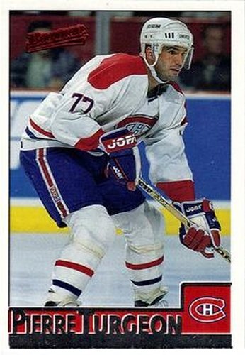#6 Pierre Turgeon - Montreal Canadiens - 1995-96 Bowman Hockey