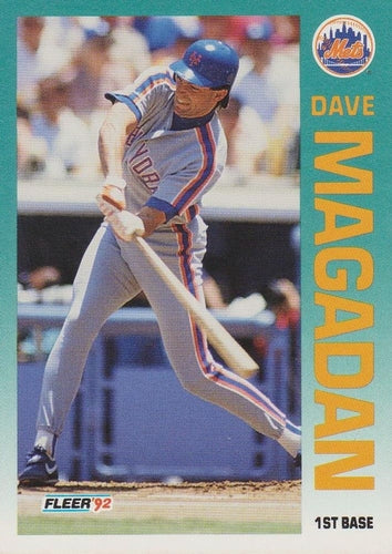 #510 Dave Magadan - New York Mets - 1992 Fleer Baseball