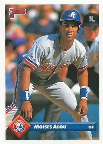 #510 Moises Alou - Montreal Expos - 1993 Donruss Baseball