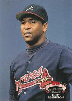 #510 Terry Pendleton - Atlanta Braves - 1992 Stadium Club Baseball