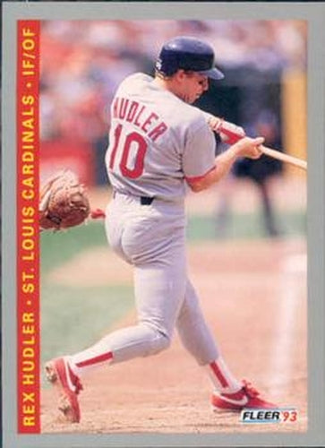 #510 Rex Hudler - St. Louis Cardinals - 1993 Fleer Baseball
