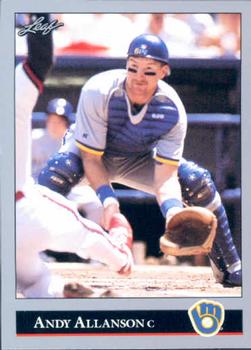 #510 Andy Allanson - Milwaukee Brewers - 1992 Leaf Baseball