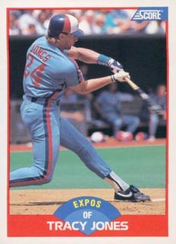 #510 Tracy Jones - Montreal Expos - 1989 Score Baseball